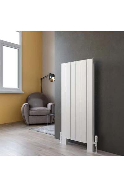 Lojimax Alüminyum Çift Panel Dikey Radyatör Kalsedon Double 1800 x 280 3 Dili...