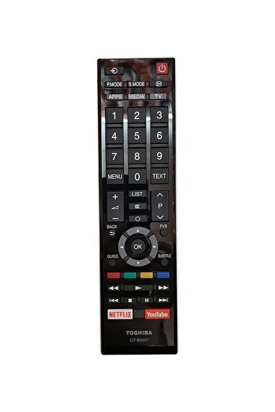 Toshiba LED TV Remote Control BLACK