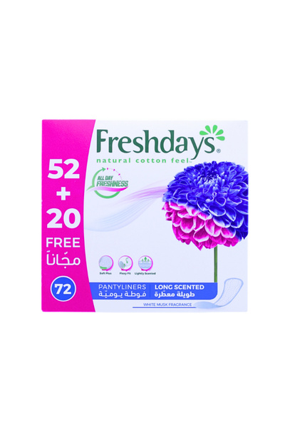 Sanita FRESHDAYS PANTYLINERS SCENTED LONG 72PCS
