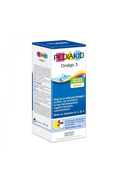 pediakid Omega 3 - DHA and Vitamins, - syrup 125 ml
