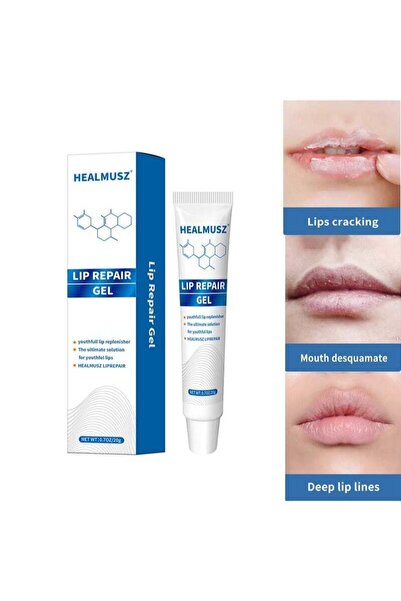 HEALMUSZ جل ترميم الشفاه لإصلاح وحماية الشفاه المتشققة والجافة