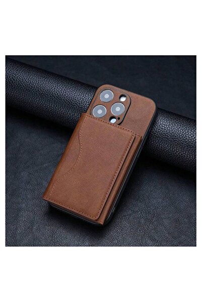 comse Magnetic 5-Compartment Standable Faux Leather Card Holder Wallet with M...