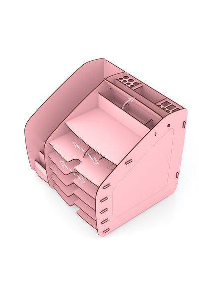 Design OTTO Fx-Xl Modest - 6 Colors - A4 Document Rack Desktop Organizer
