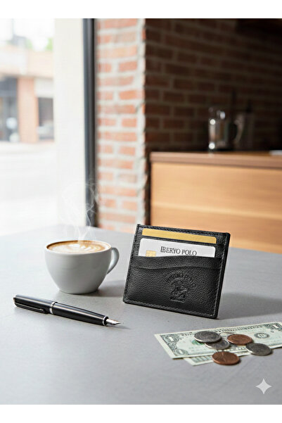 tesbihad Faux Leather Slim Card Holder Wallet