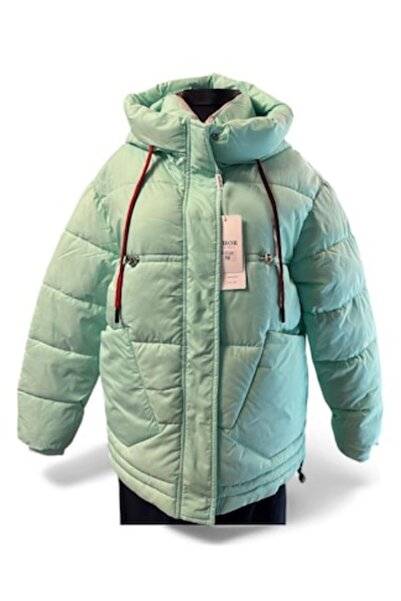 Bihor Winter Jacket for Women, Quilted - Mint Color, Size L