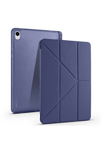 Fuchsia Tri-Folding Case with Pen Slot Compatible with Galaxy Tab S11