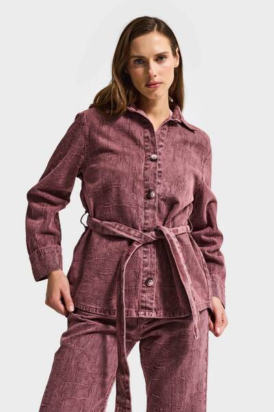 it's basic Γυναικείο Dusty Rose 6s6-98 oversized Μπουφάν τζιν με λεπτομέρεια ...