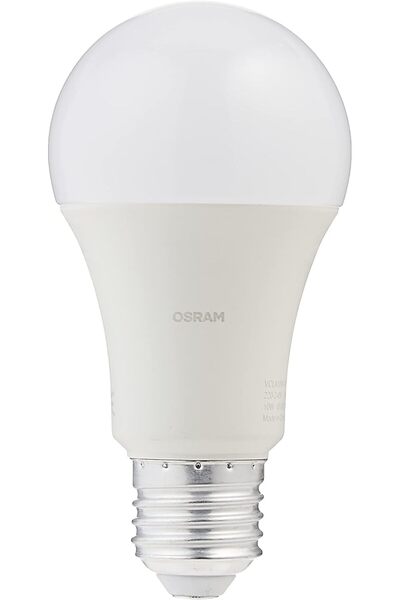 Osram LED CLASS A 10W Day Light Bulb – 6500K White, E27 Screw Base, 3PC Promo...