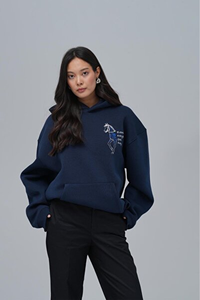 Flaubert -Unisex 3 Thread O Oversized Sweatshirt – Soft Fabric Modern Design