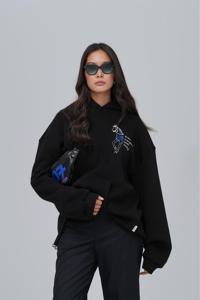 LAYORA -Unisex 3 İplik Oversize Sweat tricou – Material moale, design modern