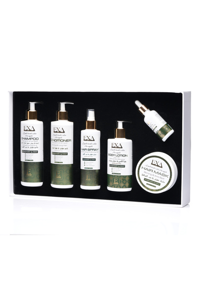 EXA اكسا طقم اكليل الجبل والنعناع للعناية بالشعر