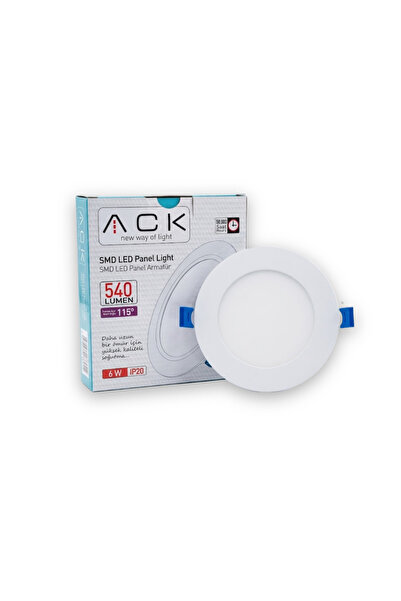 ACK 6W Sıva Altı Led Panel 6500K 10 ADET