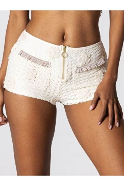 Yorstruly CHELSEA ÇİÇEK DESENLİ ASTARLI MİNİ FİLE ŞORT