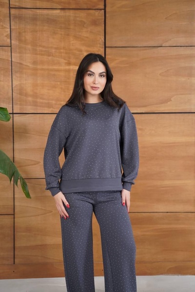 Ekim Store Oversized Double Set with Shiny Stones