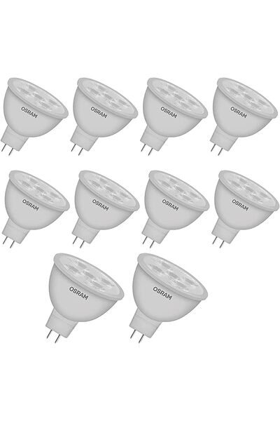 Osram LED Eco Spotlight (MR16, 6500k, Pack of 10)