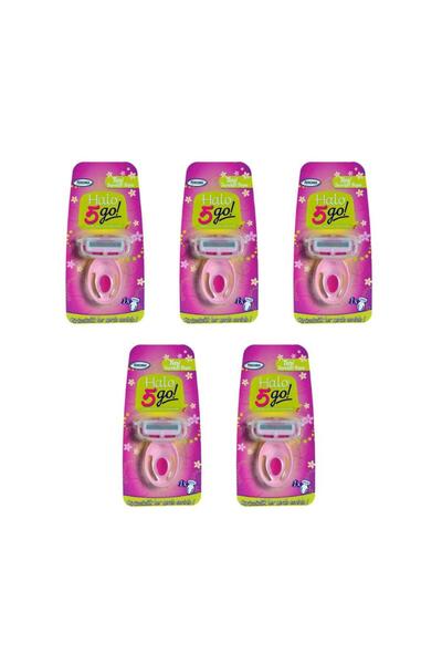 Personna Mini aparat de ras de călătorie Halo pentru femei - 5 bucăți