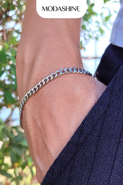 ModaShineShop 2-Piece Bracelet Combination – Stainless Steel Chain Unisex