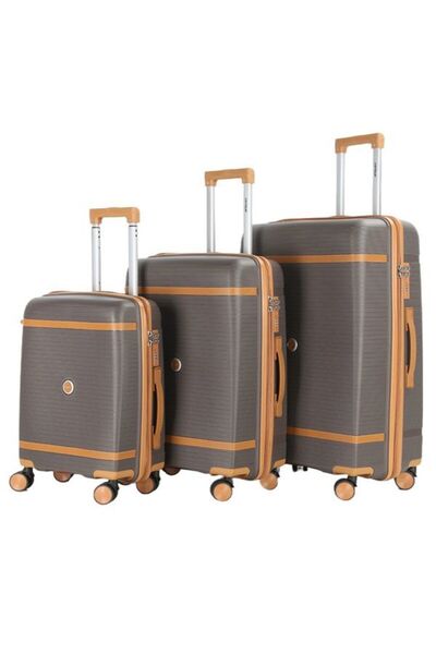 VIPTOUR A 3-piece travel bag set, available in 20/24/28 inch sizes.