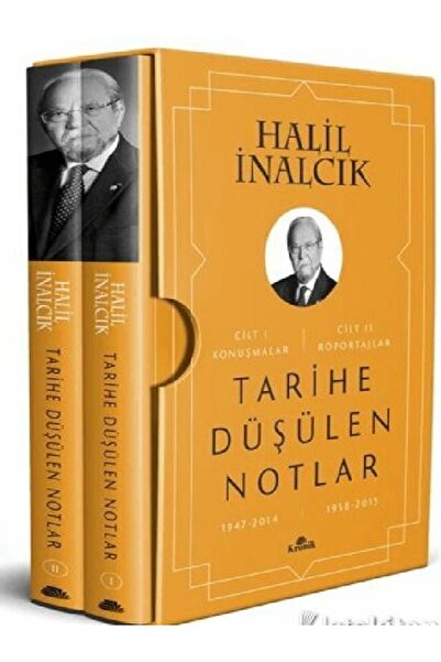 Kronik Kitap Halil İnalcık - Tarihe Düşülen Notlar (2 Cilt Kutulu) ( ÜCRETSİZ...