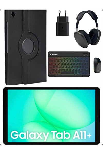 Samsung Galaxy Tab A11 Plus 8gb 128gb 11 inç Kulaklık + Siyah Kılıf + Şarj Ba...