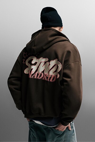 Pull & Bear هودي بسحاب من STWD Madrid