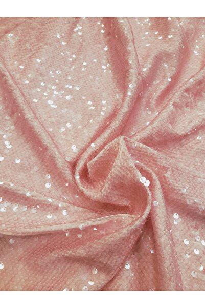 Safir Kumaş Abiyelik ışıl ışıl Yumuşak Esnek Tül Üzerine Payet 3 Metre