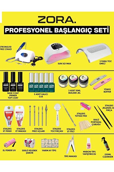 ZORAKOZMETİK PROFESYONEL PROTEZ TIRNAK SETİ