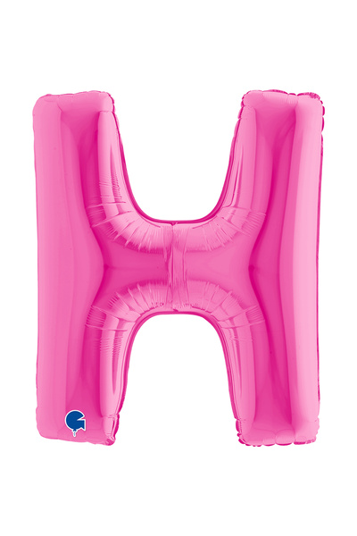 PARTİ SEPETİ بالون فوشيا وردي بطول 100 سم على شكل حروف من A إلى Z - زينة لأعي...