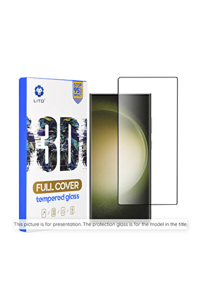 Lito Folie sticla Samsung Galaxy S24 3D Full Cover, negru