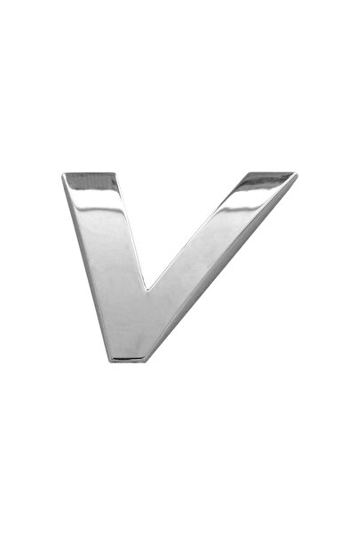 Mega Drive ORNAMENT CAR 3D. LETTER H. 26 MM. CROMAT