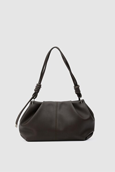 Shule Bags Casa Tie-Dye Detailed Shoulder Bag Brown