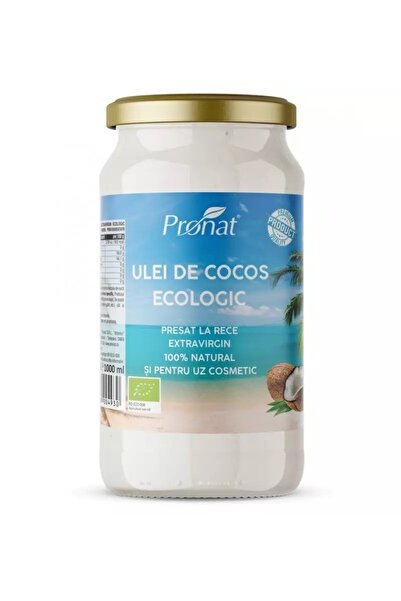 Pronat Organic extra virgin cold pressed coconut oil 1000ml