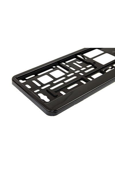 AMIO Γυαλιστερή μαύρη θήκη πινακίδας κυκλοφορίας