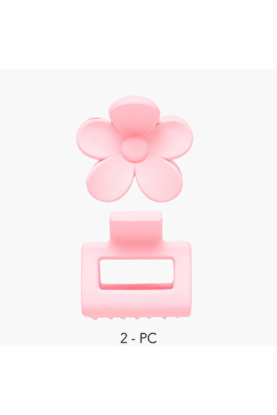 Lifestyle Pack of 2 Assorted Hair Clamp with Matte Finish