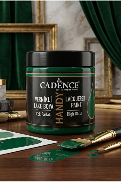 Cadence Handy Lake Parlak L045 Koyu Yeşil 250 ml Boya Tüm Yüzeyler İçin Kokus...