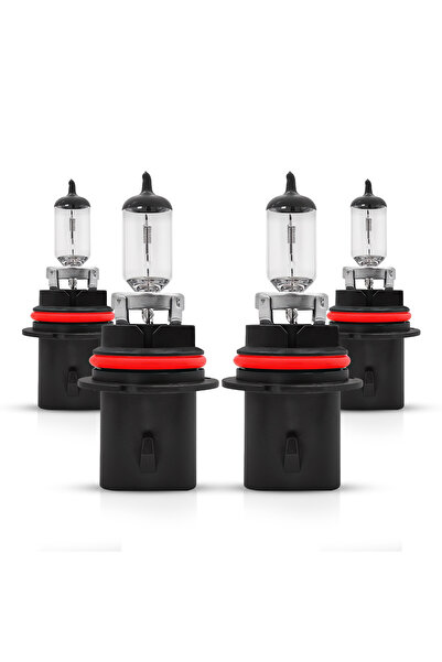 feema مصباح هالوجين أمامي 9007، 12 فولت، 55/65 واط، زجاج كوارتز، 1200 لومن، م...