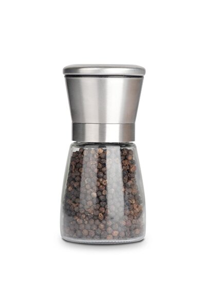 FOXMAG24 Râșniță de condimente, oțel inoxidabil, sticlă, 180 ml, design elegant