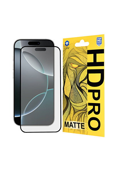 Lito Folie sticla iPhone 17 HD Pro Matte, negru
