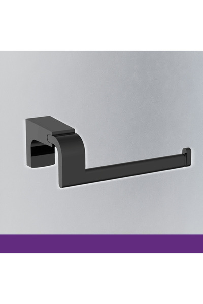 Duxxa Coverless Toilet Paper Holder Matte Black A.1707.Ms