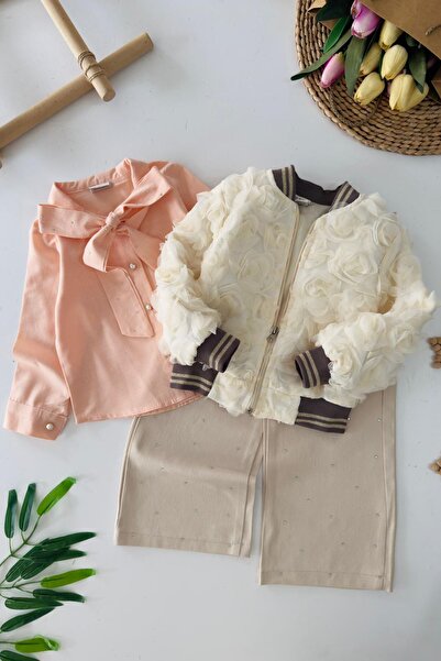 Minigimin Cicileri Set de 3 piese pentru mini-mașină cu model de trandafiri, ...