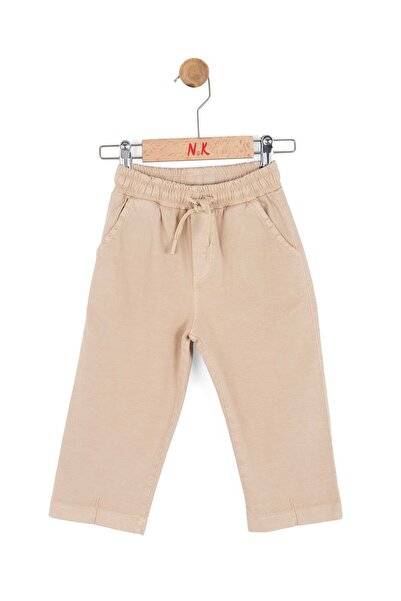 NK Pantaloni pentru bebelusi baieti, 1-4 ani, Camel