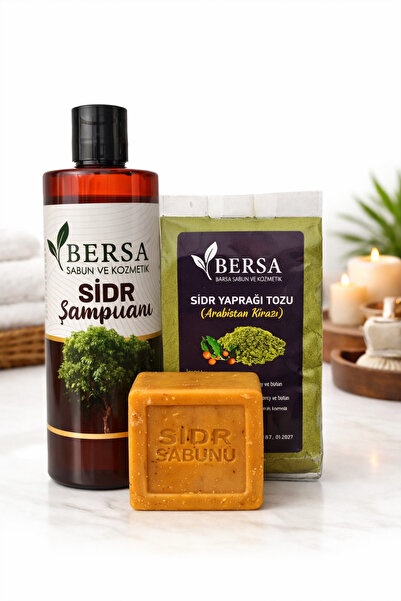Bersa Sabun ve Kozmetik Sidr Anti-Hair Loss Spiritual Natural Care Set |   Sh...
