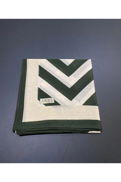 Akel Patterned Viscose Cotton Scarf 9611-04