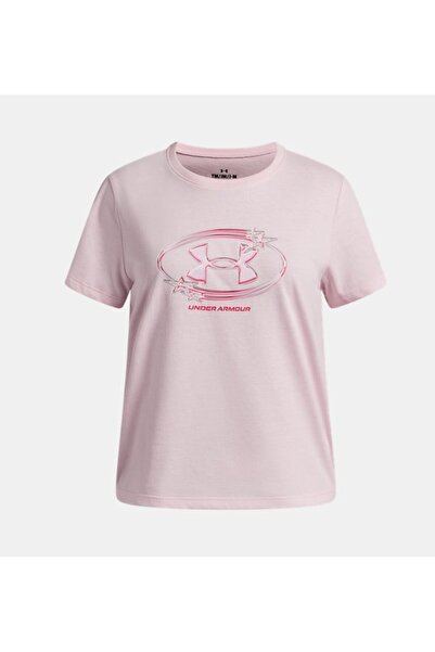 Under Armour Kız Çocuk UA Star Logo Lockertag Kısa Kollu T-Shirt 6009718-647