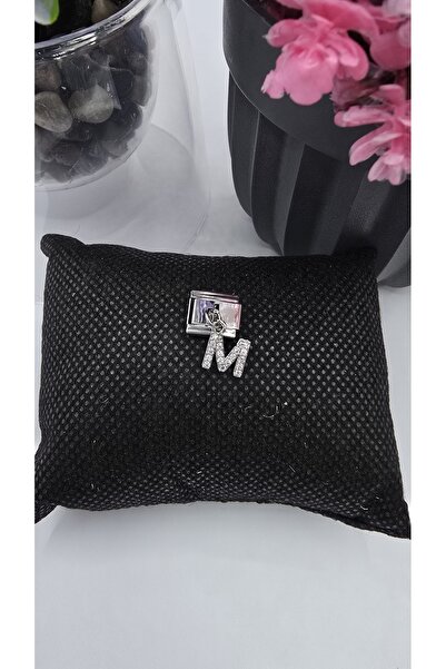 ahsenaksesuar2025 Paslanmaz Çelik İtalyan Bileklik Uyumlu Düz 316 Ayar Zirkon...