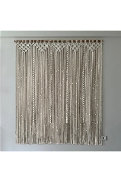 AslanButik MAKROME PENCERE PERDESİ KAPI ÜSTÜ PERDE