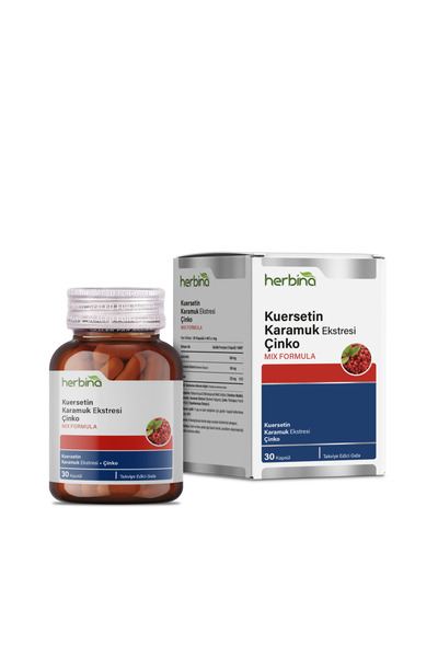Herbina كويرسيتين كاراموك مستخلص الزنك 30 كبسولة