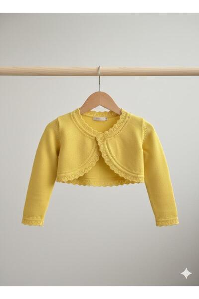 Csp Cassiope Lace Look Transitional Knitwear Baby Bolero