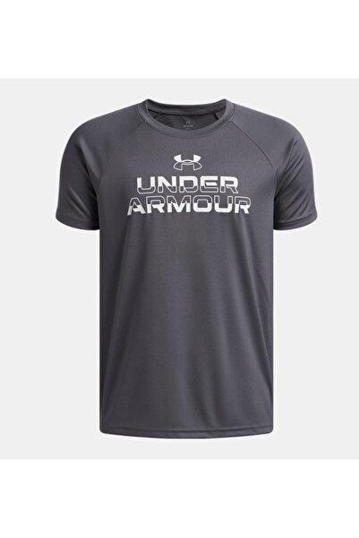Under Armour Tricou cu mânecă scurtă UA Tech Split Wordmark pentru băieți 138...