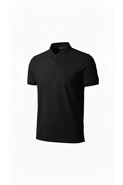 JANES Ανδρικό μπλουζάκι με κοντό μανίκι από ύφασμα πικέ με κουμπιά και γιακά ...